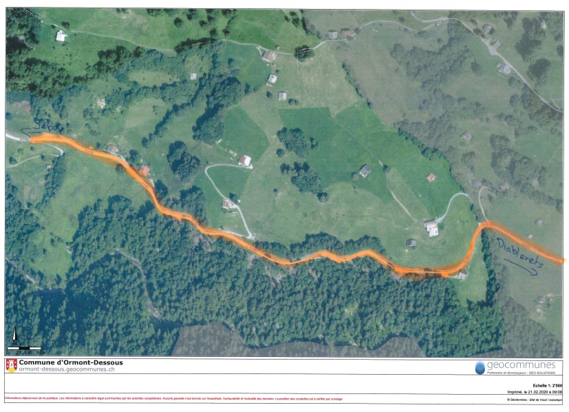 La route entre Le Sépey et le hameau de Rosex devrait être améliorée